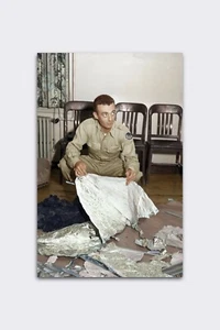 1947 Roswell UFO Incident 11x17 Poster Print by SAUCER - Major Jesse Marcel - Picture 1 of 1