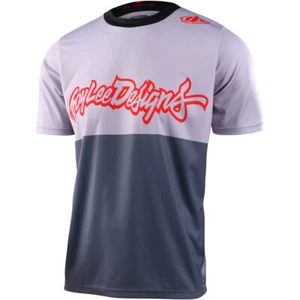 Troy Lee Designs Flowline SS Jersey Medium Scripter Charcoal - Picture 1 of 3