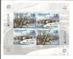 Bosnia (Rep croata) Europa 2018 bloque puentes nuevos - Imagen 1 de 1