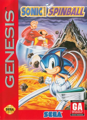 Sonic The Hedgehog Spinball / Pinball SEGA Genesis Game Complete