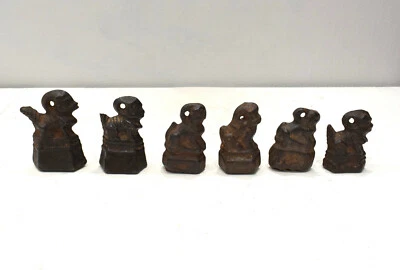 Juego de pesas de opio Birmania Myanmar Foto 1 de 4