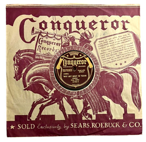 Gene Autry - Way Out West in Texas / Das sterbende Cowgirl - Conqueror Record 8193