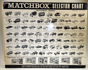 Original Matchbox / Bronner Selector Chart USA Januar 1968 - Picture 1 of 3