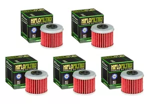 HifloFiltro Ölfilter (x 5) passend für POLARIS 325 RANGER ETX (2015 bis 2016) - Bild 1 von 8