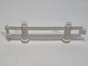 Lego Double Piece White Barrier Fence White Fence Farm - Picture 1 of 1