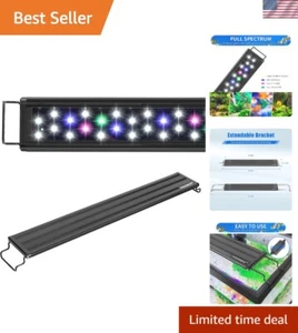 Modern Full Spectrum Fish Tank Light with Adjustable Brackets - 42 LED Design - Picture 1 of 9