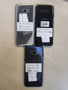 Job Lot Of 3 Faulty Samsung Galaxy S8 Phones | Read Description | 2074