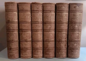 RARE 1909 6 Vol Limited Edition THE UNITED STATES, Edwin Wiley History N America - Bild 1 von 24