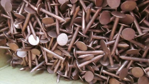 35 Stück Dachpappstifte 2,5x25mm  KUPFER DIN1160 / Reste Blaureg - Bild 1 von 1