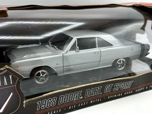 Highway 61 1:18 Scale Diecast Model - 1968 Dodge Dart GT Sport (Silver) - Picture 1 of 8