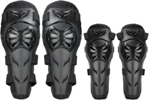 GES Knee Pads Motorcycle - 4Pcs Adult Knee/Motorcycle Elbow Pads/Adjustable Knee - Picture 1 of 11