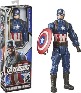 CAPTAIN AMERICA Avengers Personaggio Giocattolo 30 cm Marvel con Scudo Hasbro - Foto 1 di 2