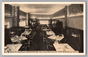 Postal de comida de mar y bar faro de la ciudad de Nueva York - Imagen 1 de 2