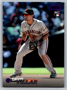 David Villar 2023 Topps Stadium Club Purple Rookie /75 #257 San Francisco Giants - Picture 1 of 2
