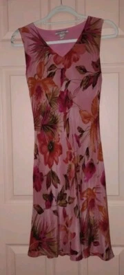 Vestido Chelsea & Rosa Violeta Pequeño Poliéster - Seda Manga Corta Foto 1 de 4