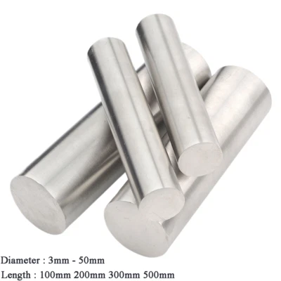 MARKENLOS Acciaio inox V2A tondo materiale tondo Ø 3 mm - 50 mm acciaio tondo barre acciaio inox barra tonda