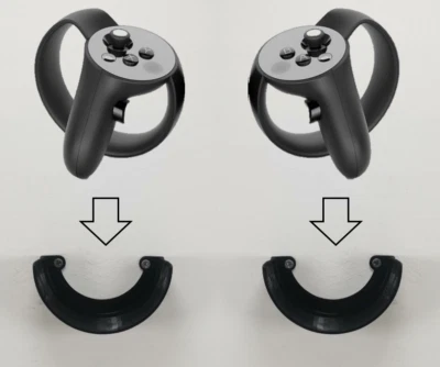 Controller Touch Wandhalterung/Halterung für Oculus Rift (2 Stück): Schwarz - Bild 1 von 4