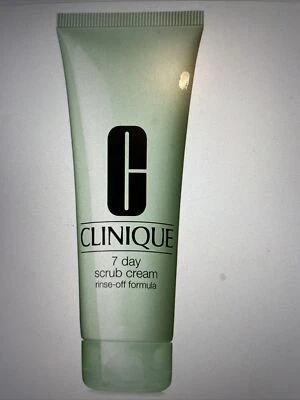 Clinique 7 Day Scrub Cream Rinse-off Formula 3.4fl.oz / 100ml Full Size NEW - Image 1 of 3