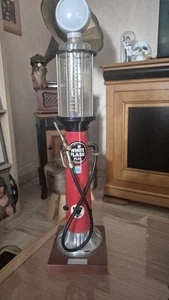Vintage Distributeur De Liqueur 1920 American Gas Pump Liquor Dispenser GASOLINE - Imagen 1 de 8