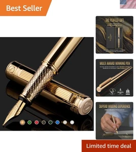 Penna stilografica di lusso - splendida penna di lusso, finitura oro vero, Schmidt dorata N... - Foto 1 di 10