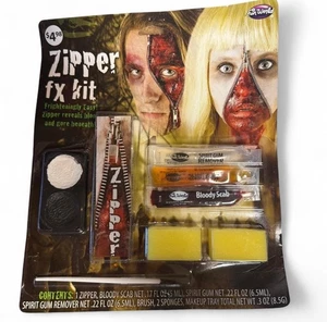 Fun World Zipper F/X Kit Halloween Makeup Set New - Picture 1 of 2