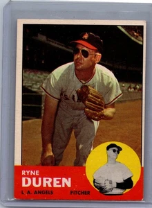 1963 Topps Baseball Card #17 Ryne Duren Good - Picture 1 of 2