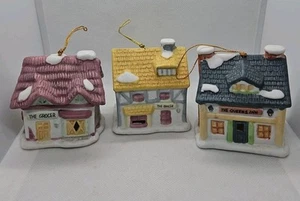 Vintage Reader's Digest Christmas Bell Village Ornaments 1991 Set of 3 - Picture 1 of 18