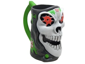 Monster Jam Grave Digger 6" Green Light Up Sensenmann Tasse getestet & funktioniert - Bild 1 von 7