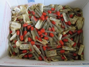 5 LBS pounds SCRAP CARBIDE .043" x .200" x 1-1/2" Single Flute Router Bits USA - Picture 1 of 8