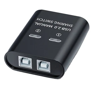 USB Switch 2 Port Manual USB HUB Two Computers Share U Disk Printer Device3399 - Picture 1 of 9