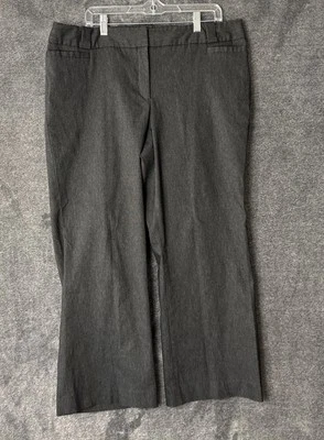 Pantalón Delia's Para Mujer Talla Grande 16W Gris Jaspeado Oscuro Pierna Ancha Foto 1 de 4