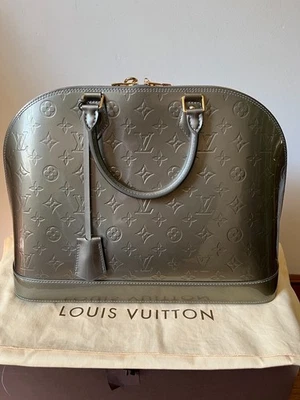 Bolso de mano Louis Vuitton Alma Gris Art Deco Vernis charol - M91609 LV Foto 1 de 4
