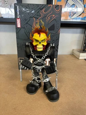 MARVEL COMICS GHOST RIDER 9" SUB MOLDES ESTATUA CUBIERTA SUPERIOR 2007 Foto 1 de 4