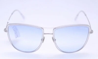 Gafas de sol Tom Ford TINA FT0759 16W TF759 brillantes paladio/azul degradado #155 Foto 1 de 4