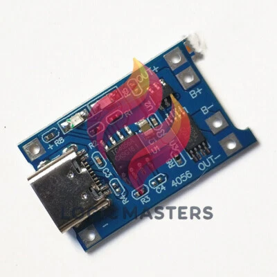 1PCS TP4056 1A lithium battery charging board module TYPE-C USB interface combo - Image 1 of 2