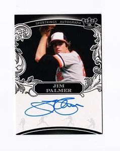 Autógrafos Sportkings 2018 #A25 Jim Palmer automático Baltimore Orioles - Imagen 1 de 3