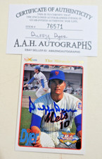 DUFFY DYER New York Mets AUTOGRAPH Miracle of '69 BASEBALL CARD,Spectrum 1994