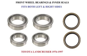 Juego de cojinetes y sellos de rueda delantera para Toyota Landcruiser 1976-1997 - Imagen 1 de 3