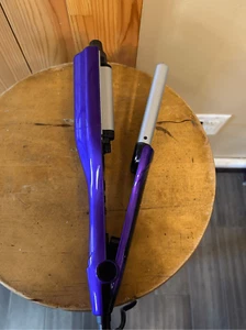 TIGI Bed Head A Wave We Go Hair Waver PURPLE Curling Beachy Waves Iron Styler (8 - Picture 1 of 6