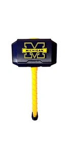 Michigan Wolverines NCAA Mjolnir Thor Hammer. 3D Printed Fan Art - Picture 1 of 3