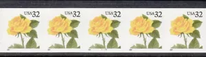 USA PNC SC# 3054 YELLOW ROSE 32c.SELF ADHESIVE MNH - PL#2223 - Picture 1 of 1