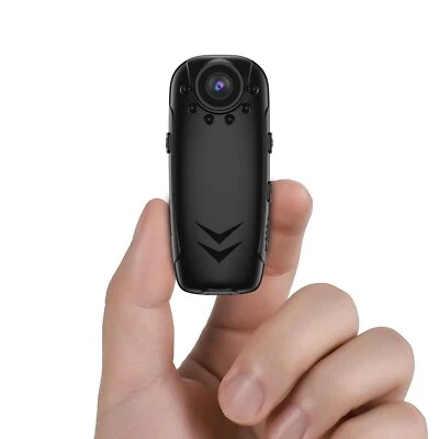 Mini Telecamera spia bodycam mini camera micro spycam camera infrarossi - Immagine 1 di 4
