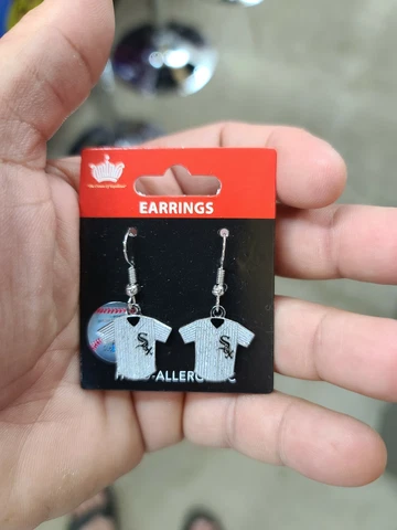 Officially Licensed Chicago White Sox Earrings Cover
