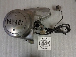 1973 YAMAHA TX500 ENGINE STATOR FIELD COIL COVER MOTOR STATOR LEFT SIDE COVER - Picture 1 of 8