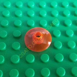 1 X 4740 Lego Dish 2 x 2 Inverted (Radar) Trans-neon orange - Imagen 1 de 1