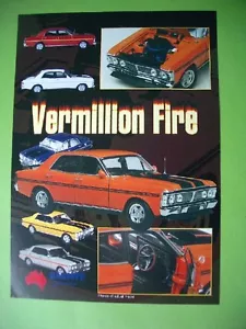 BIANTE BROCHURE - 1:18 FORD XY GTHO VERMILLION FIRE - RARE! - Picture 1 of 1