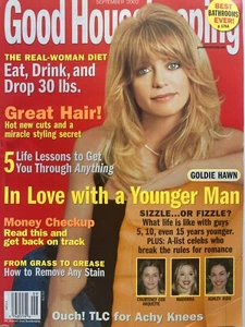 GOLDIE HAWN September 2002 GOOD HOUSEKEEPING Magazine - Picture 1 of 1