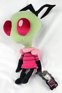 Muñeco de peluche Invader Zim personaje divertido 4 todo 2002 Nickelodeon de colección con etiqueta - Imagen 1 de 7
