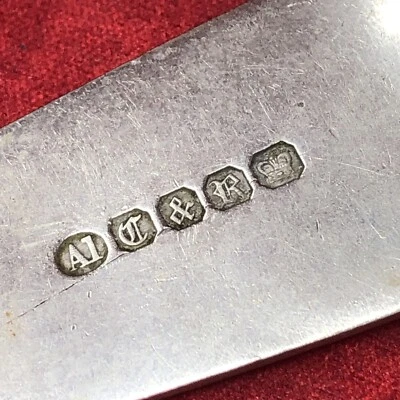 Cuchara estampada A1 T&R CORONA plateada 8,5" Foto 1 de 4