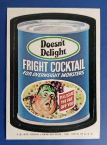 1975 WACKY PACKAGES SERIES 13 TAN BACK  DOESN'T DELIGHT    NM+